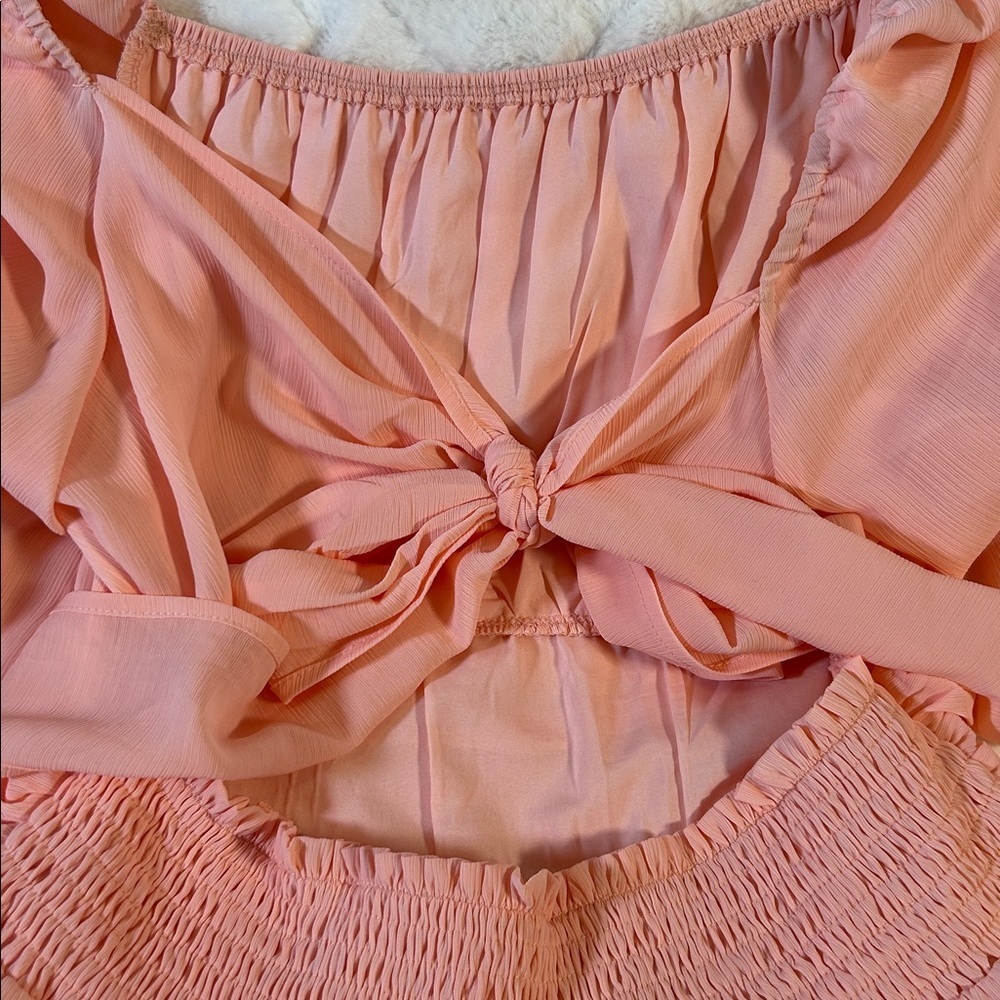 Exlura Pink Backless Dress size XL - Picture 5 of 8